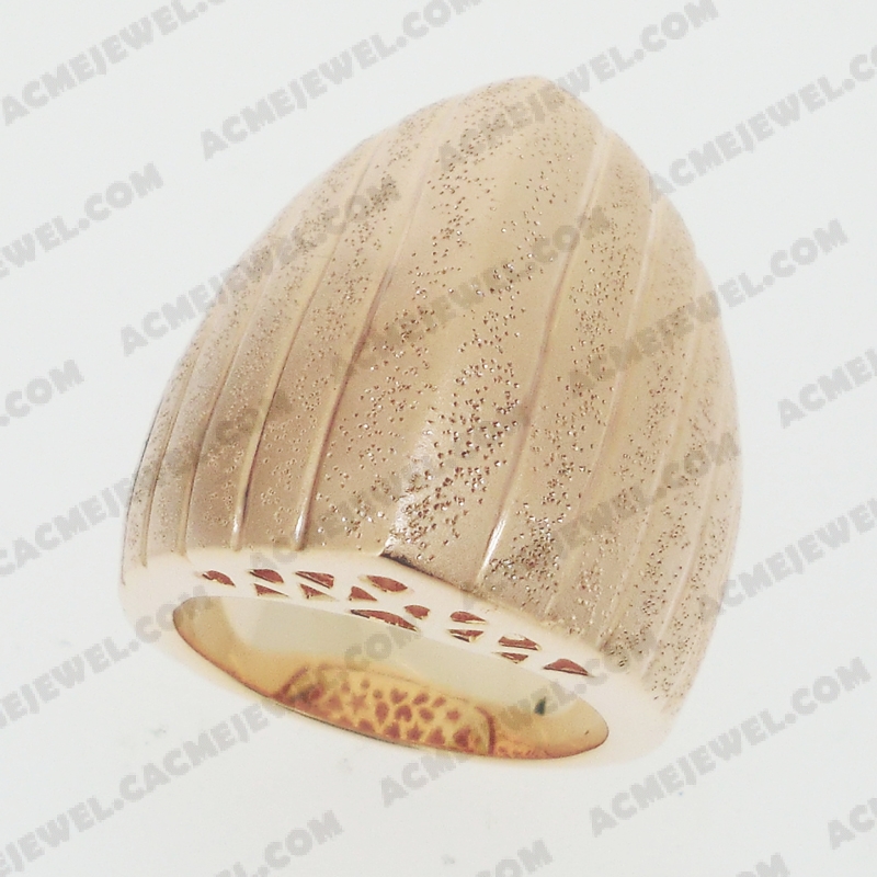 Rings Brass matt / sparkling / shiny 3-tone( matt rose gold plating / sparkling finishing /rose gold plating)