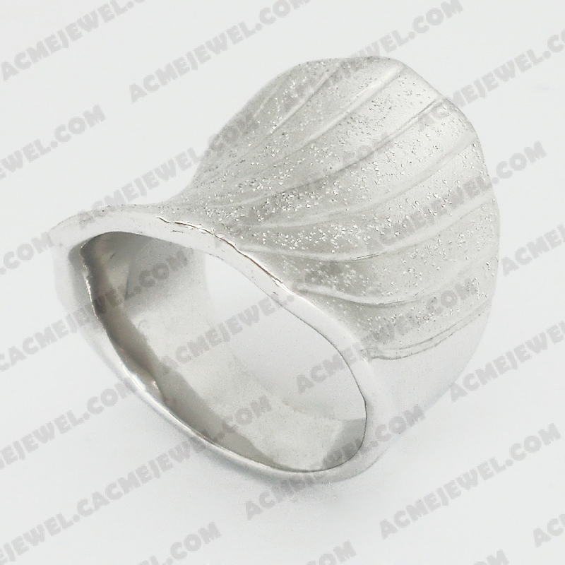 Rings Brass matt / sparkling / shiny 3-tone( matt rhodium  plating / sparkling finishing /rhodium plating)