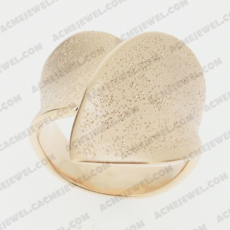Rings Brass matt / sparkling / shiny 3-tone( matt rose gold plating / sparkling finishing /rose gold plating)