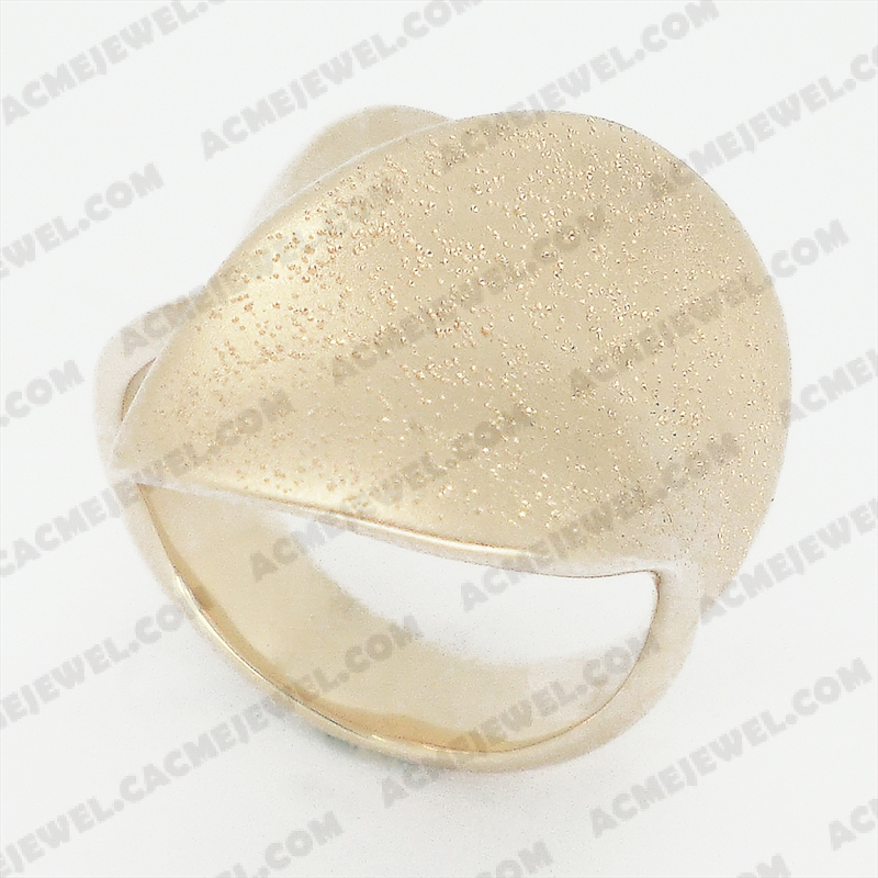 Rings Brass shiny / matt / sparkling 3-tone( gold plating/ matt gold plating/ sparkling finishing)