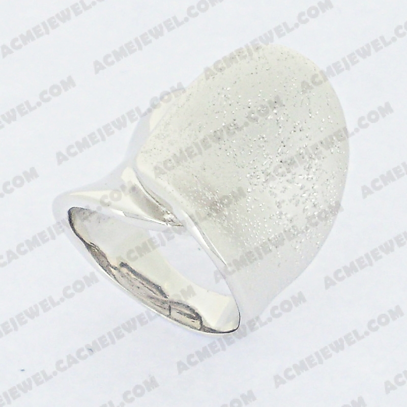 Rings Brass shiny / matt / sparkling 3-tone( rhodium plating/matt rhodium plating /sparkling finishing)