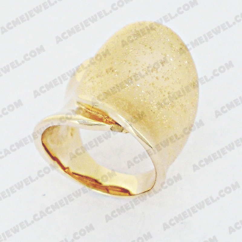 Rings Brass shiny / matt / sparkling 3-tone( gold plating/ matt gold plating/ sparkling finishing)