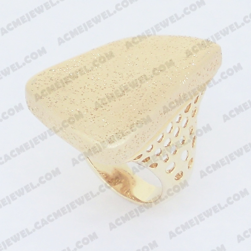 Rings Brass matt / sparkling / shiny 3-tone( matt  gold plating / sparkling finishing / gold plating)