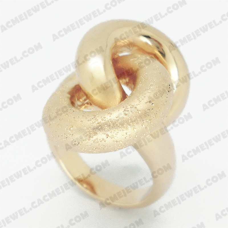 Rings Brass shiny / matt / sparkling 3-tone( gold plating/ matt gold plating/ sparkling finishing)