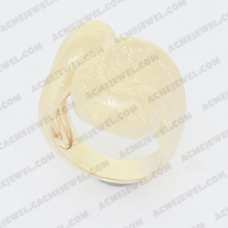 Rings Brass matt / sparkling / shiny 3-tone( matt  gold plating / sparkling finishing / gold plating)