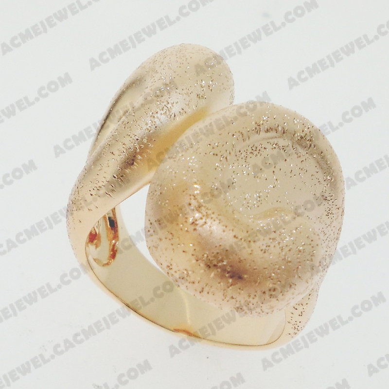 Rings Brass matt / sparkling / shiny 3-tone( matt rose gold plating / sparkling finishing /rose gold plating)