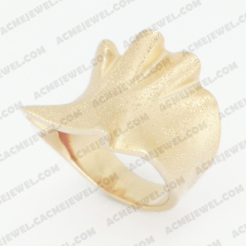 Rings Brass matt / sparkling / shiny 3-tone( matt  gold plating / sparkling finishing / gold plating)