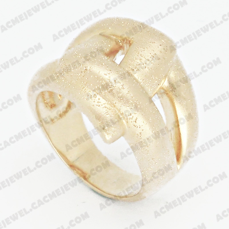 Rings Brass matt / sparkling / shiny 3-tone( matt  gold plating / sparkling finishing / gold plating)