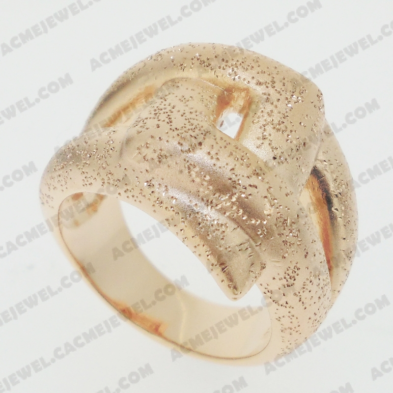 Rings Brass matt / sparkling / shiny 3-tone( matt rose gold plating / sparkling finishing /rose gold plating)