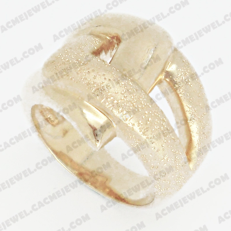 Rings Brass shiny / matt / sparkling 3-tone( gold plating/ matt gold plating/ sparkling finishing)