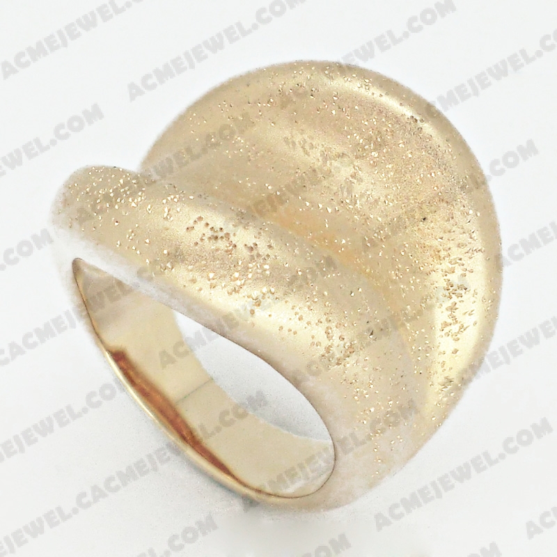 Rings Brass matt / sparkling / shiny 3-tone( matt  gold plating / sparkling finishing / gold plating)