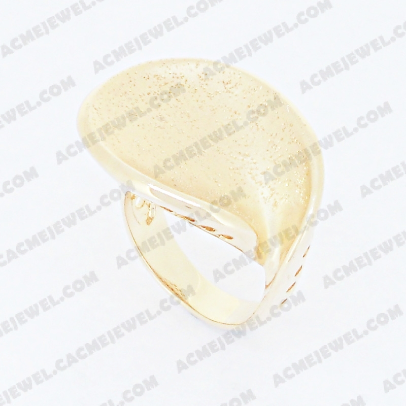 Rings Brass matt / sparkling / shiny 3-tone( matt  gold plating / sparkling finishing / gold plating)