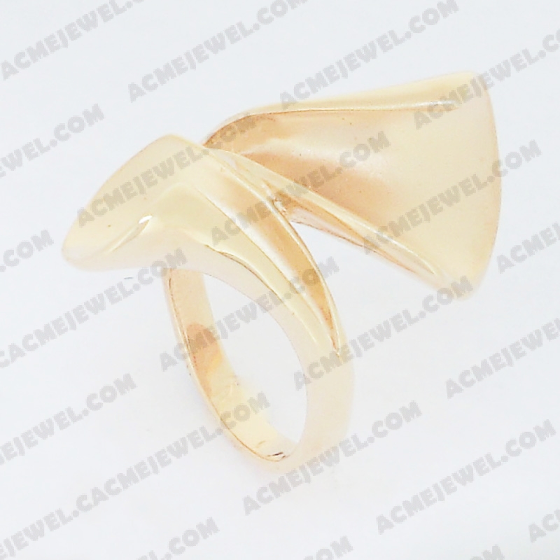 Rings Brass shiny / matt 2-tone(rose gold plating/matt  rhodium plating)