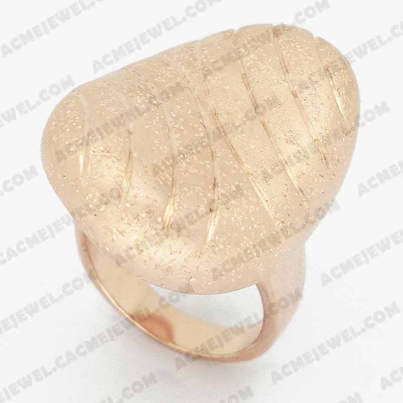 Rings Brass matt / sparkling / shiny 3-tone( matt rose gold plating / sparkling finishing /rose gold plating)
