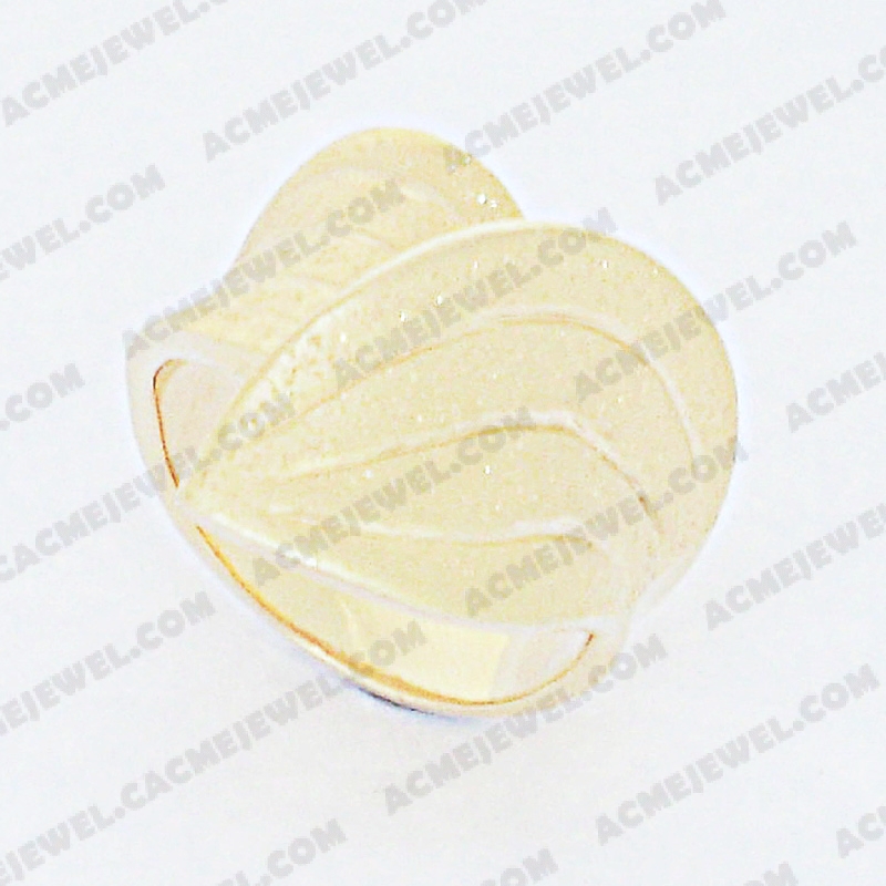 Rings Brass matt / sparkling / shiny 3-tone( matt  gold plating / sparkling finishing / gold plating)