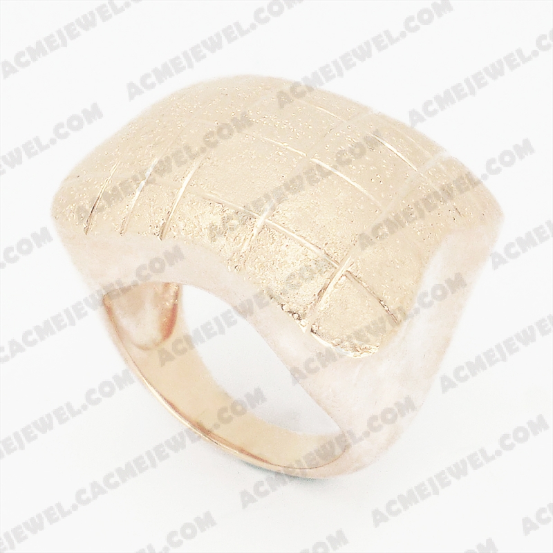 Rings Brass matt / sparkling / shiny 3-tone( matt rose gold plating / sparkling finishing /rose gold plating)