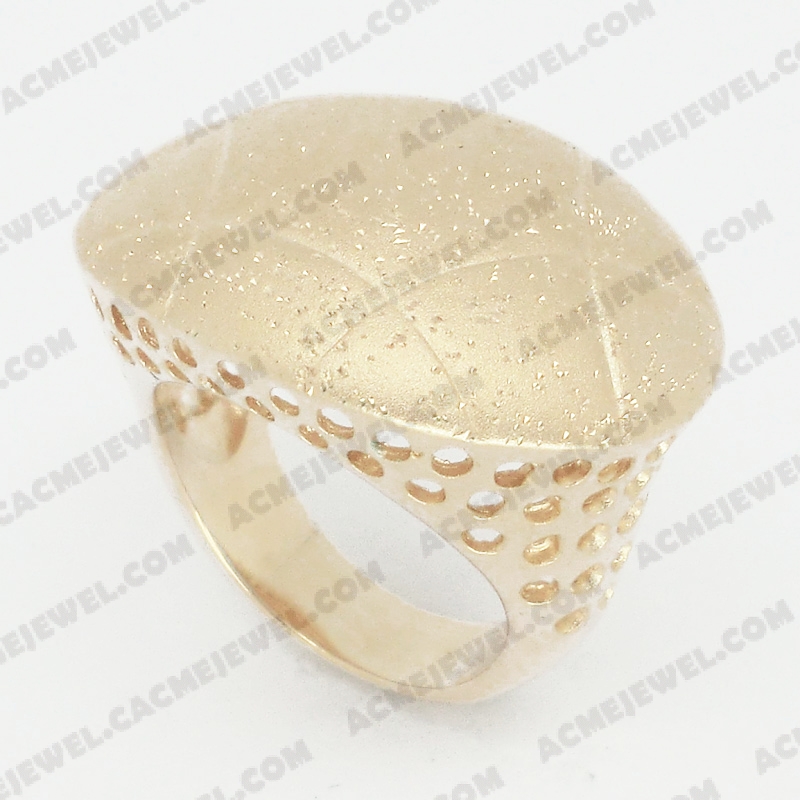 Rings Brass matt / sparkling / shiny 3-tone( matt  gold plating / sparkling finishing / gold plating)