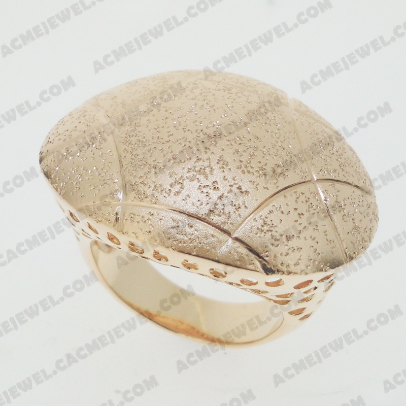 Rings Brass matt / sparkling / shiny 3-tone( matt rose gold plating / sparkling finishing /rose gold plating)