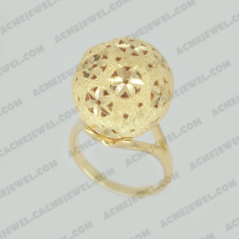 Rings Brass matt / sparkling / pattern engraving / shiny 4-tone(matt gold plating /sparkling finishing /pattern engraving  /gold plating)