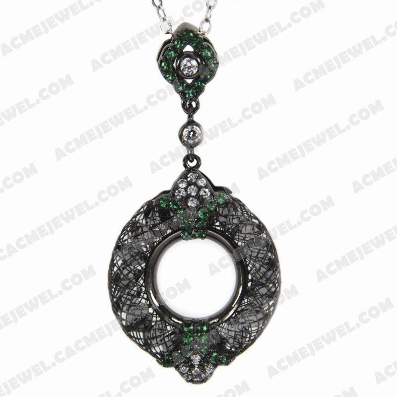 Pendants 925 Sterling Silver  Black rhodium