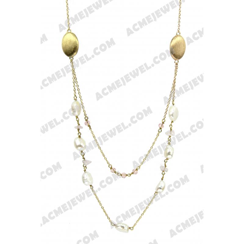 Necklace 925 Sterling Silver  Gold