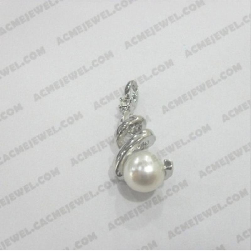 Fashion Jewellery Alloy  Imitation rhodium plating