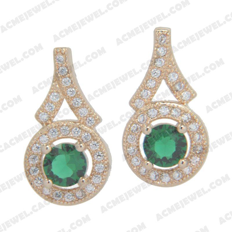 Earrings 925 Sterling Silver  Rose gold 