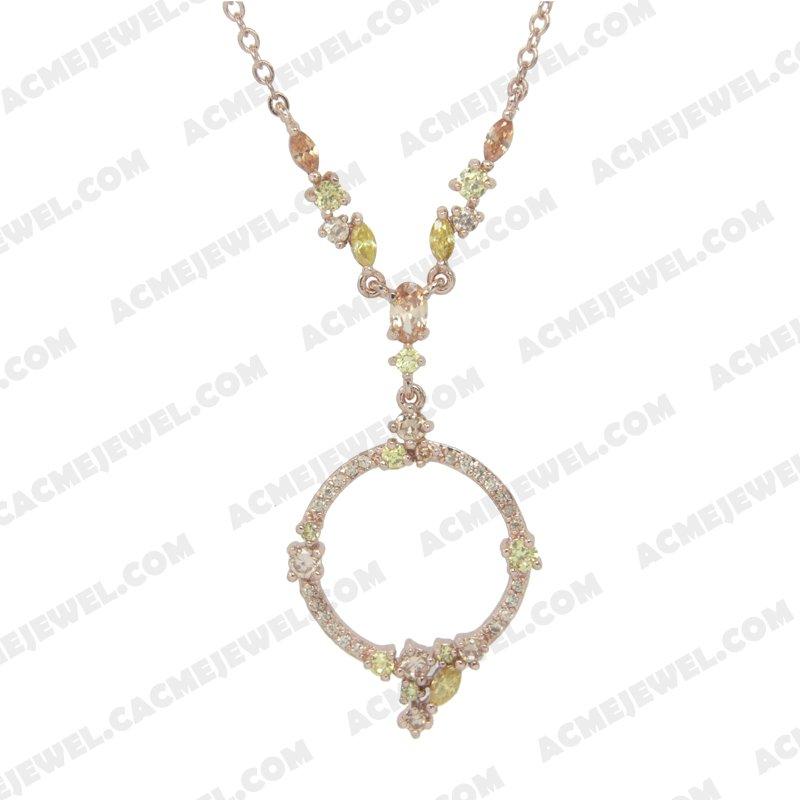 Necklace 925 Sterling Silver  Rose gold 
