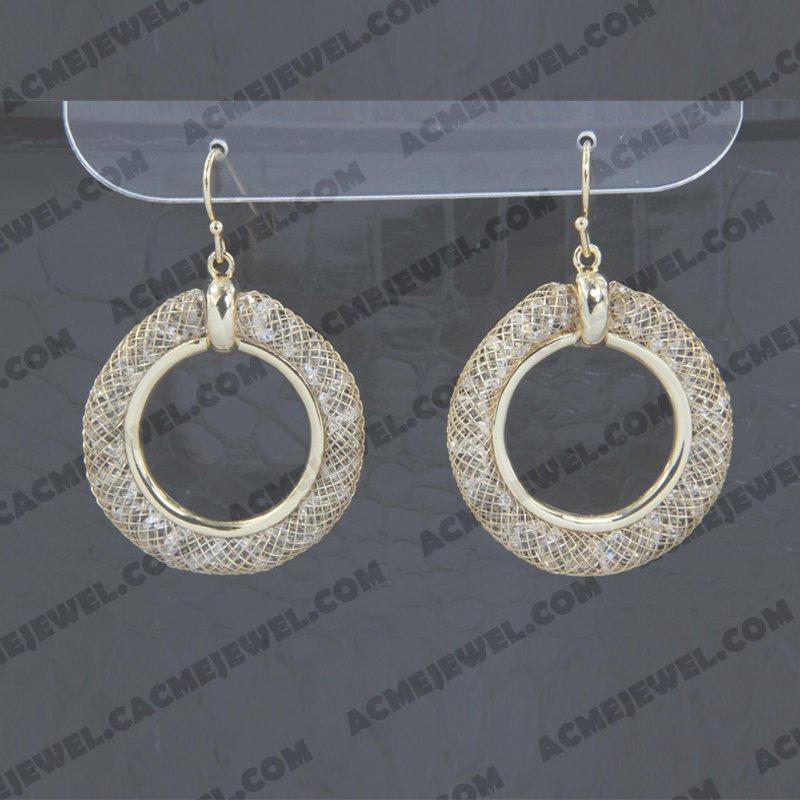 Earrings 925 Sterling Silver  Gold 