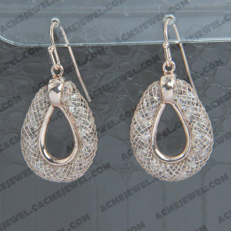 Earrings 925 Sterling Silver  Rose gold 