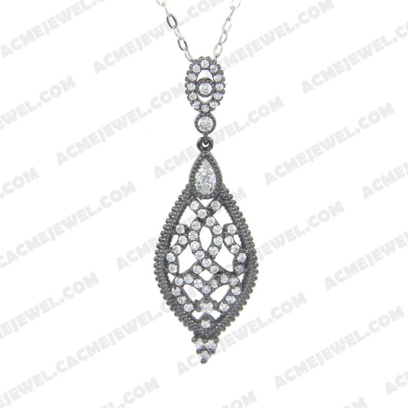 Pendants 925 Sterling Silver  Black rhodium 