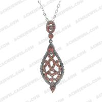   Pendants 925 Sterling Silver  Black rhodium 