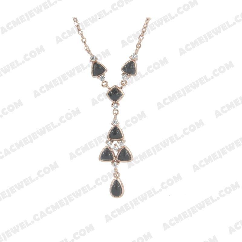 Necklace 925 sterling silver   Rose gold 