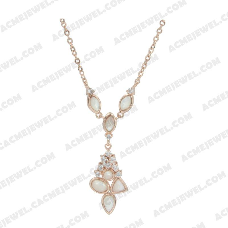 Necklace 925 sterling silver   Rose gold 