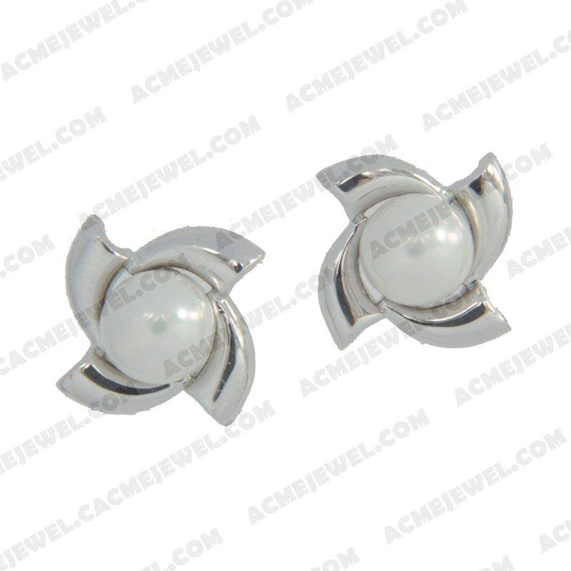 Earrings 925 sterling silver   Rhodium 