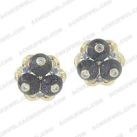   Earrings 925 sterling silver   Gold 