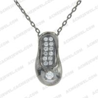   Necklace 925 Sterling Silver   Black rhodium 