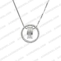   Necklace 925 Sterling Silver  Rhodium 
