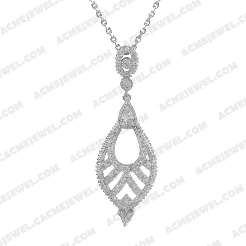 Pendants 925 sterling silver  White Rhodium 