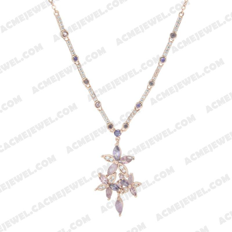 Necklace 925 Sterling Silver  Rose gold