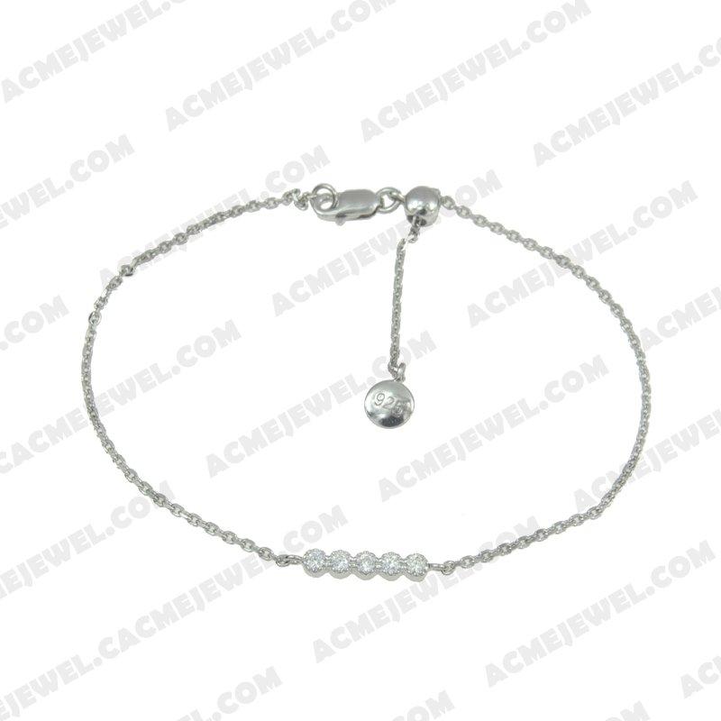 Bracelets & Bangles 925 Sterling Silver  Rhodium