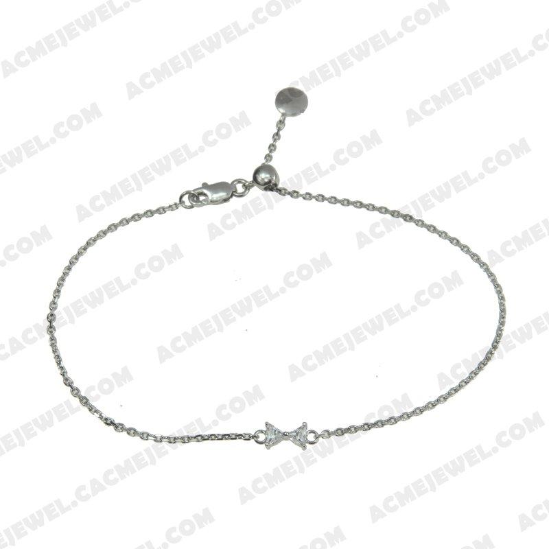 Bracelets & Bangles 925 Sterling Silver  Rhodium