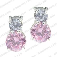   Earrings 925 sterling silver   Rhodium 
