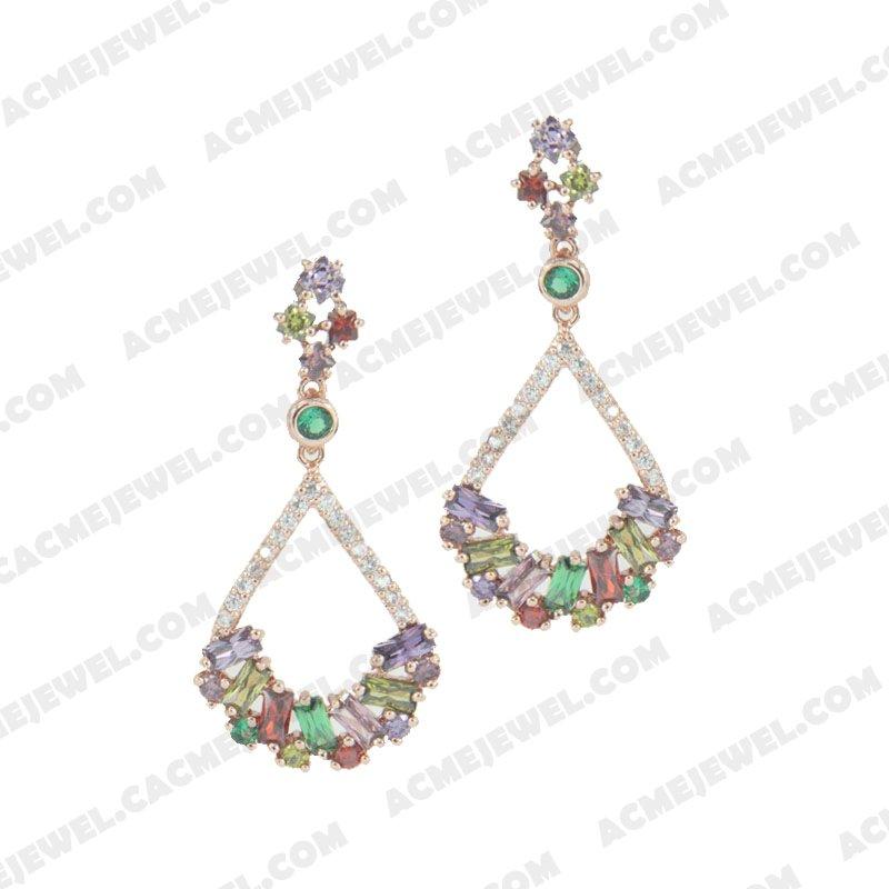 Earrings 925 Sterling Silver  Rose gold