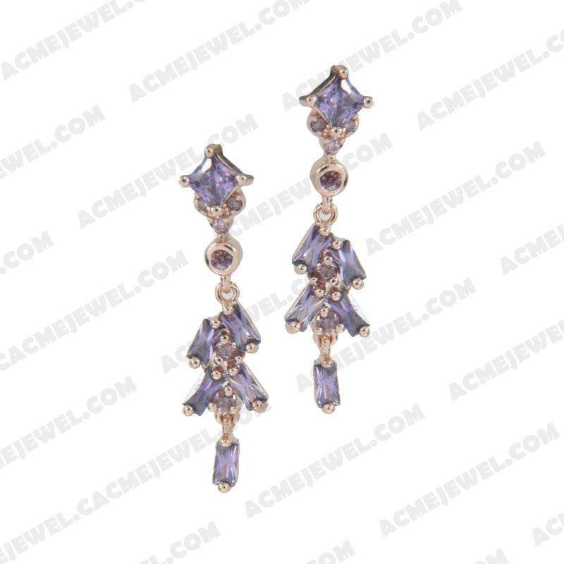 Earrings 925 sterling silver   Rose gold 