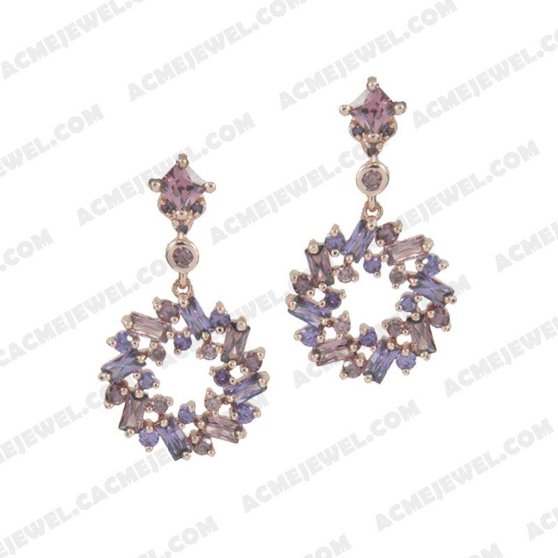 Earrings 925 sterling silver   Rose gold 