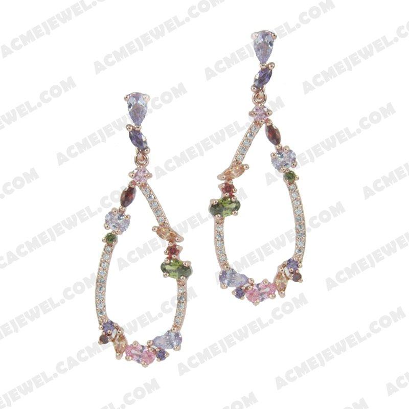 Earrings 925 sterling silver   Rose gold 