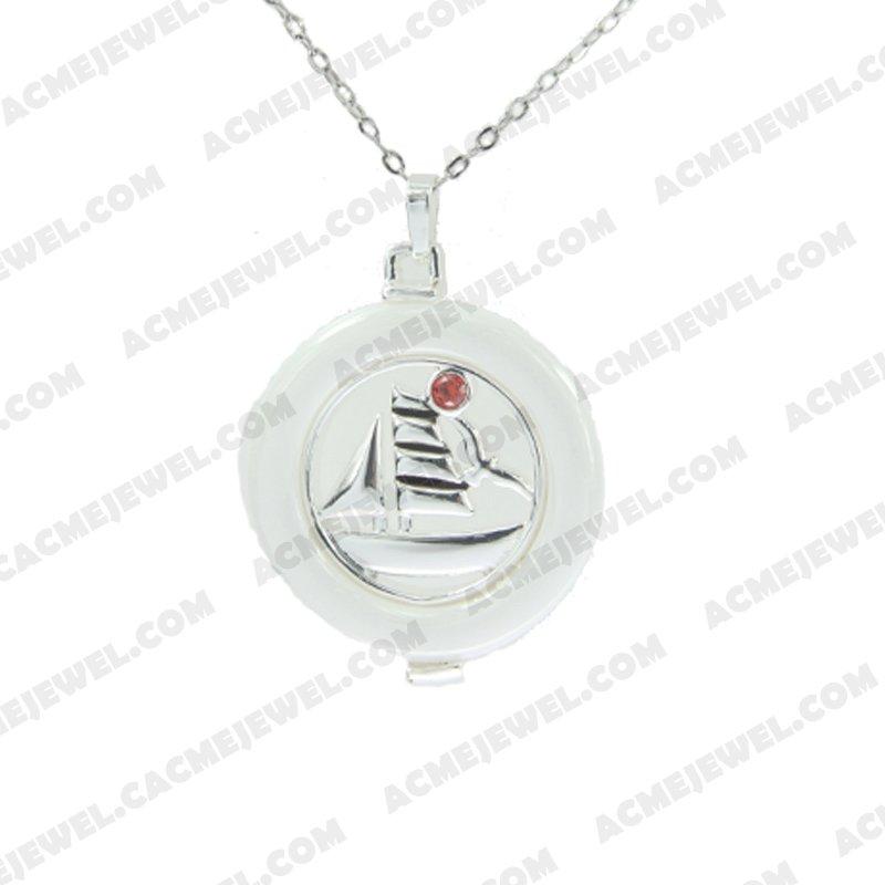 Pendants 925 sterling silver  2-tone Rhodium and black smear